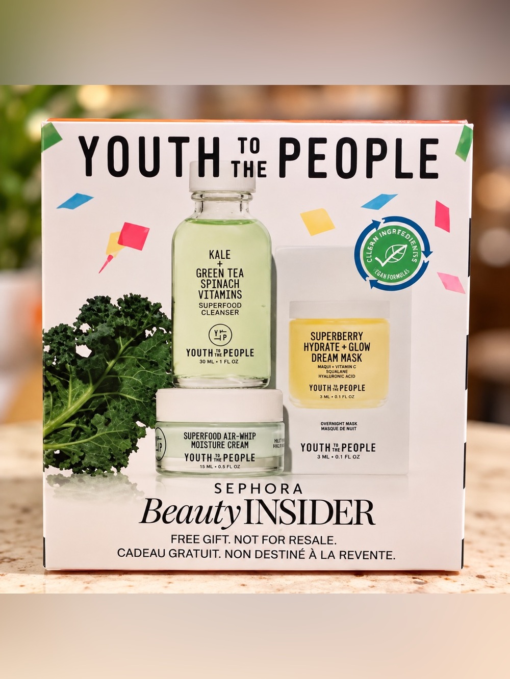 Youth To The People Sephora Beauty Insider Skincare Set Superfood Cleanser Dream